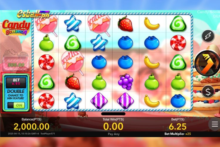 Slot Candy Bonanza Game Special Features: Double Chance Slot Candy Bonanza Game Special Features: Double Chance