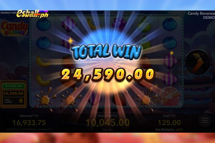 Get 24,590 Pesos in Slot Candy Bonanza Free Play! Get 24,590 Pesos in Slot Candy Bonanza Free Play!