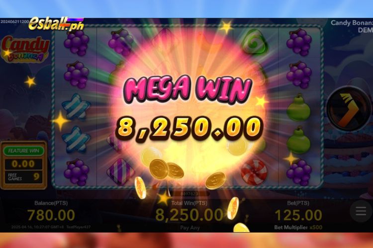 Won 8,250 pesos on Slot Candy Bonanza Mega Win! Won 8,250 pesos on Slot Candy Bonanza Mega Win!