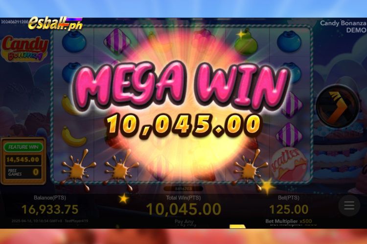 Won 10,045 pesos on Slot Candy Bonanza Mega Win! Won 10,045 pesos on Slot Candy Bonanza Mega Win!