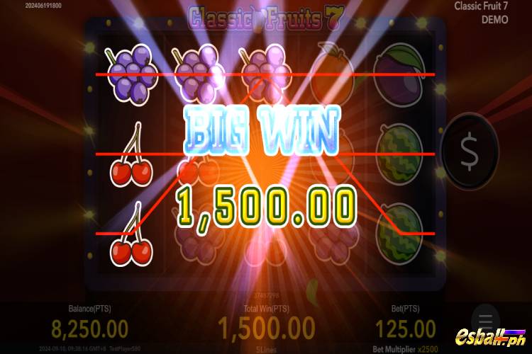 Bet 125 pesos and win 1,500 pesos on Nextspin Classic Fruits 7 Big Win. Bet 125 pesos and win 1,500 pesos on Nextspin Classic Fruits 7 Big Win.