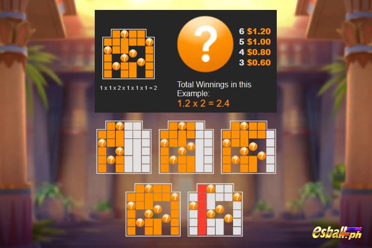 Cleopatra's Fortune Nextspin Slot Game Payline