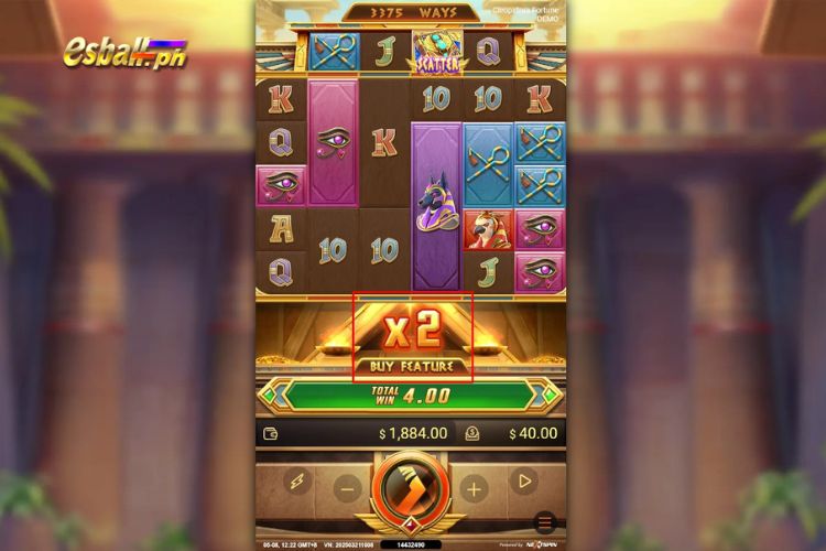 Cleopatra's Fortune Nextspin Slot Game Special Features: Multiplier