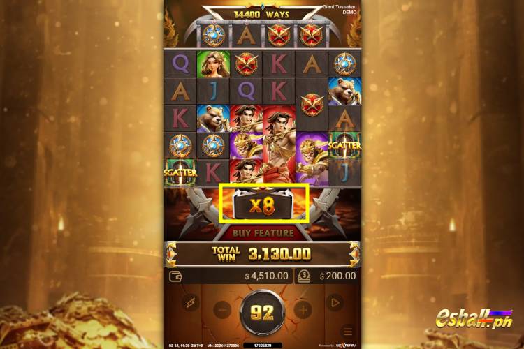 Nextspin Blue Phantom Slot Game - Multiplier Feature