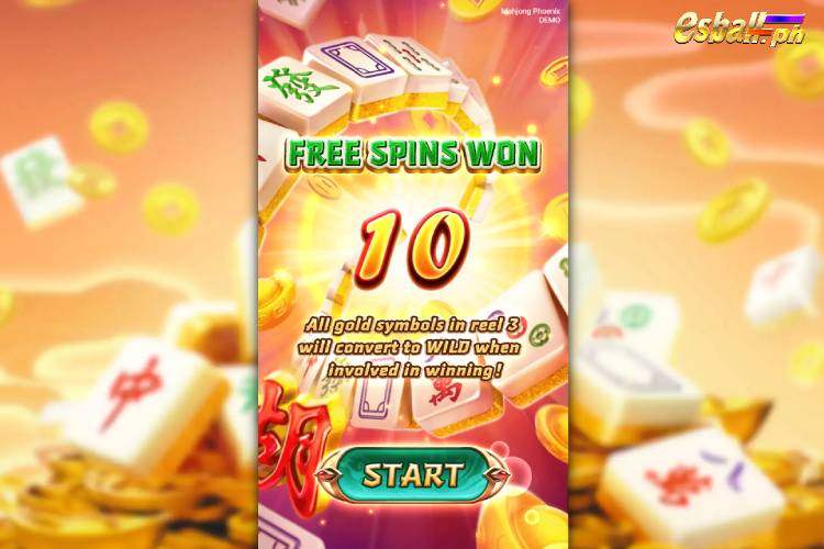 Mahjong Phoenix slot Free Spins Feature 2
