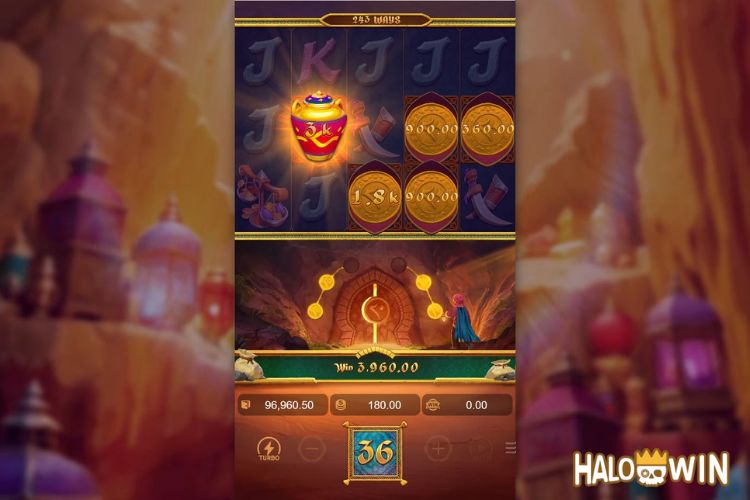 Alibaba's Cave of Fortune Features: Multiplier