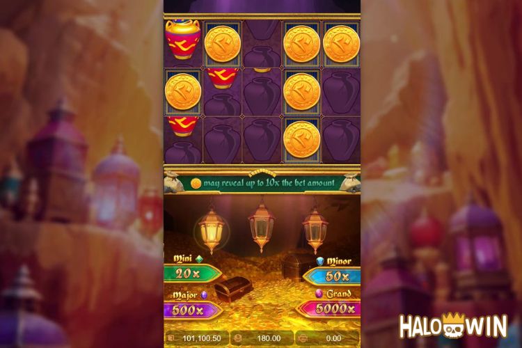 Alibaba's Cave of Fortune Hold and Win