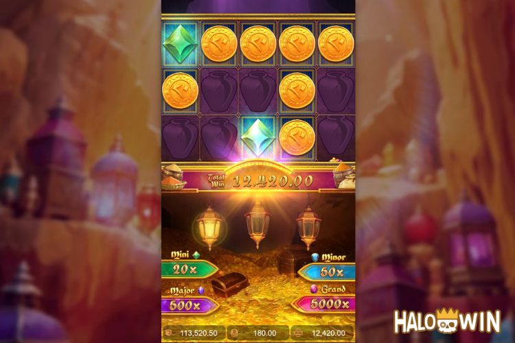 Alibaba's Cave of Fortune Free Spins: Multiplier