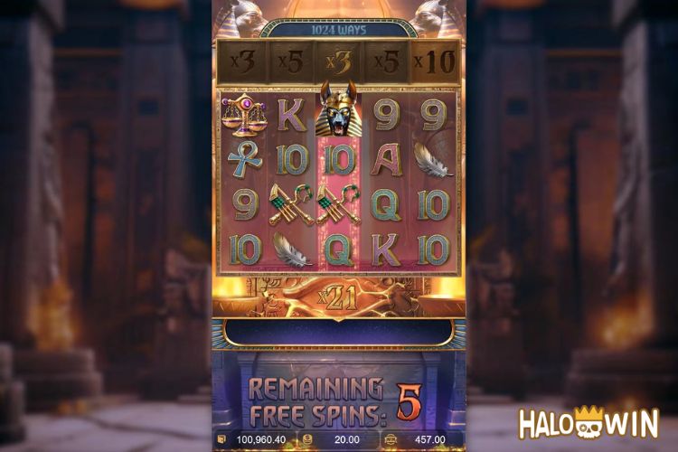 Anubis Wrath Free Spins