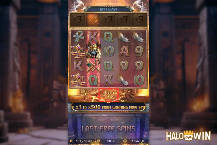 Anubis Wrath Free Spins: Multiplier