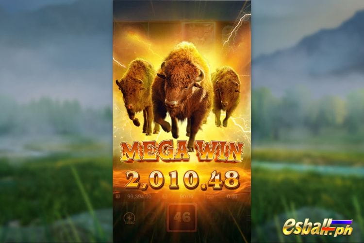 Bet 90 pesos and win 2010.48 pesos on buffalo win pg soft Big Win!
