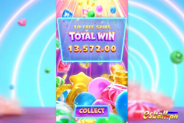 Get 13,572 Pesos in PG Candy Bonanza Free Spins.