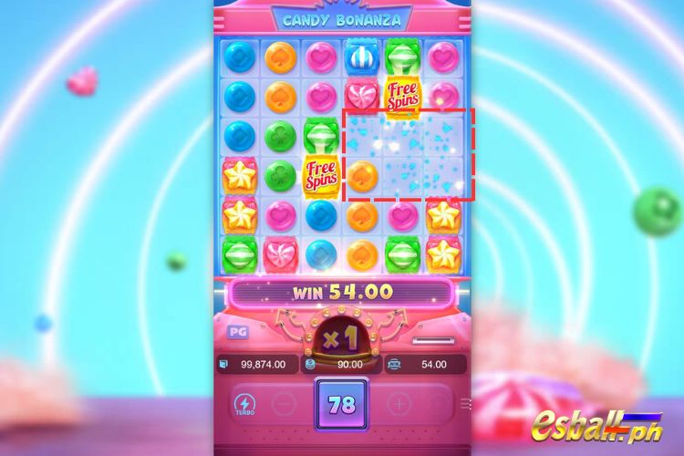 Candy Bonanza Features: Cascading Reels