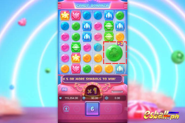 Candy Bonanza Features: Mega Symbol