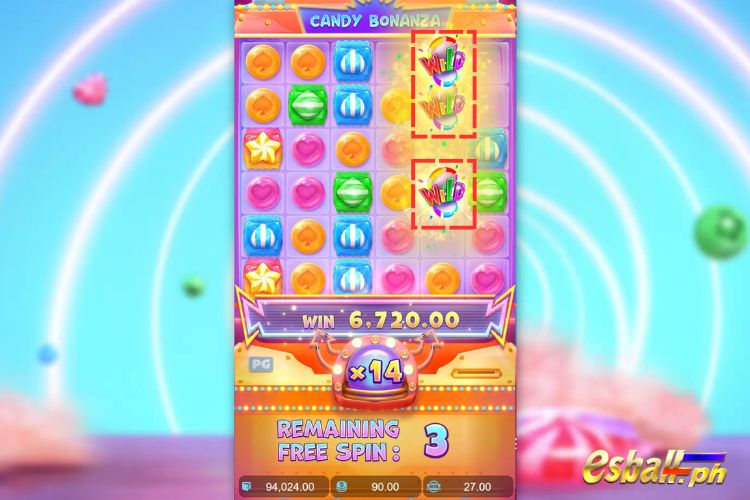 Candy Bonanza Free Spins: Sticky Symbol