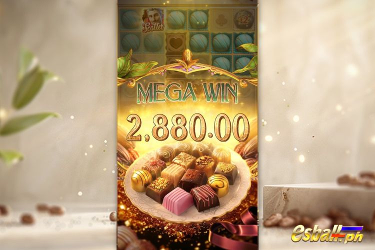 Bet 90 pesos and win 2880 pesos on Chocolate Deluxe PG Big Win!