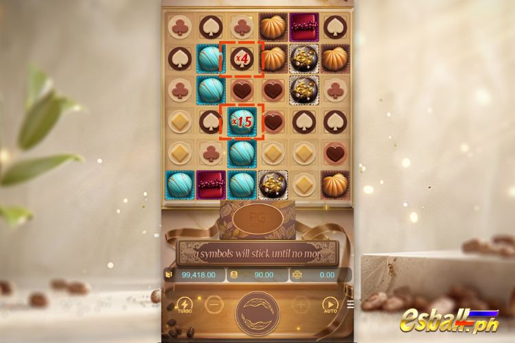 PG Chocolate Deluxe Slot Game Symbol Multiplier
