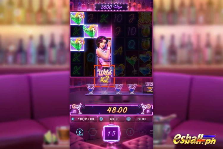 PG Cocktail Nights Slot Multiplier Reel
