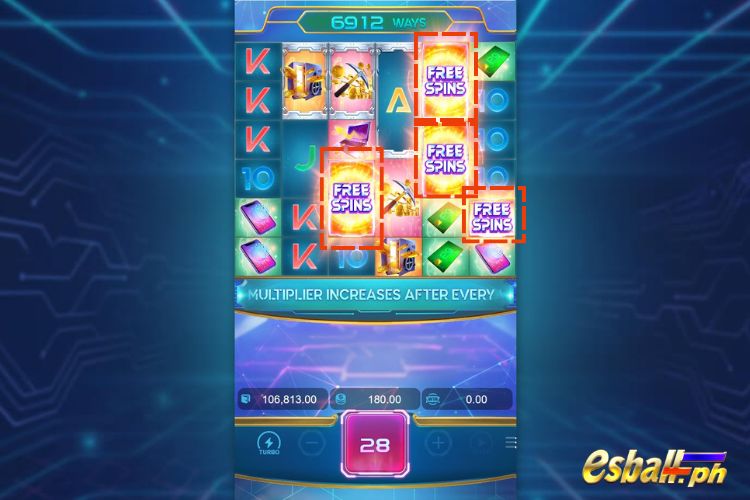 Crypto Gold Free Spins Feature