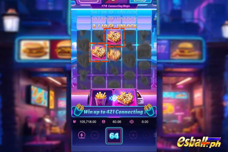 Diner Frenzy Spins Features: Sticky Symbol Diner Frenzy Spins Features: Sticky Symbol