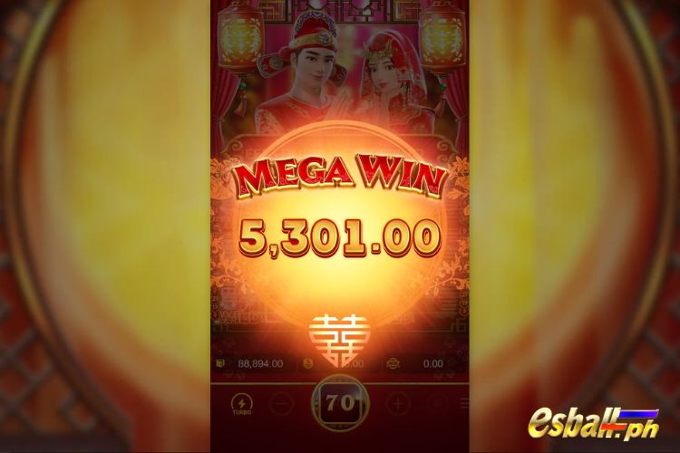 Bet 270 pesos and win 5,301 pesos on PG Double Fortune Big Win.
