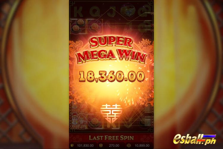 Bet 270 pesos and win 18,360 pesos on PG Double Fortune Big Win.