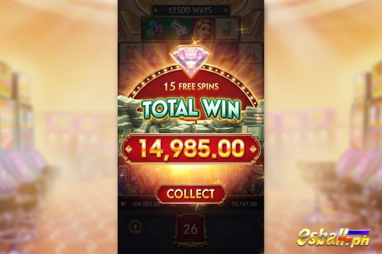 Get 14,985 Pesos in PG Dreams Of Macau Free Game.