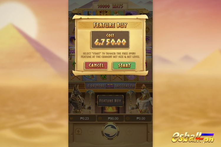 Egypt's Book Of Mystery Slot Game Buy Spins Feature