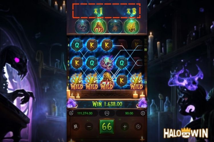 Forbidden Alchemy Features: Multiplier
