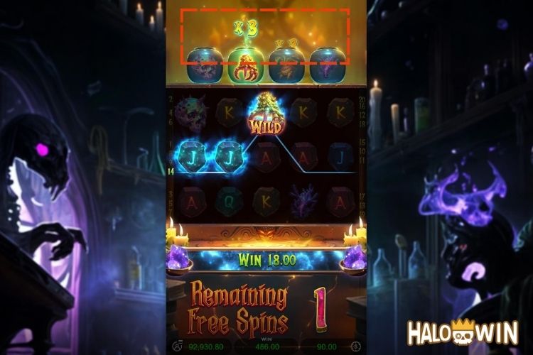 Forbidden Alchemy Free Spins: Multiplier