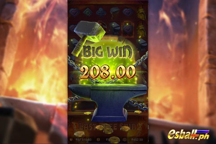 Bet 10 pesos and win 208 pesos on Forge Of Wealth Big Win. Bet 10 pesos and win 208 pesos on Forge Of Wealth Big Win.
