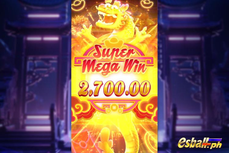 Bet 45 pesos and win 2700 pesos on Fortune Dragon Big Win.