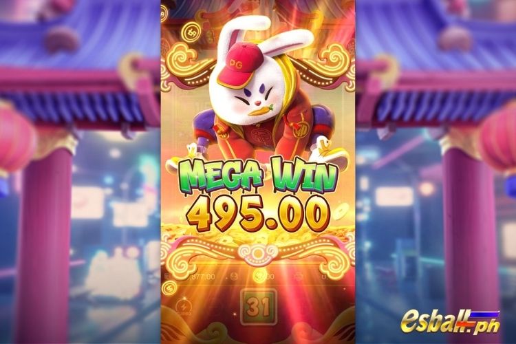 Bet 30 and get a big win 495 in Fortune Rabbit PG.