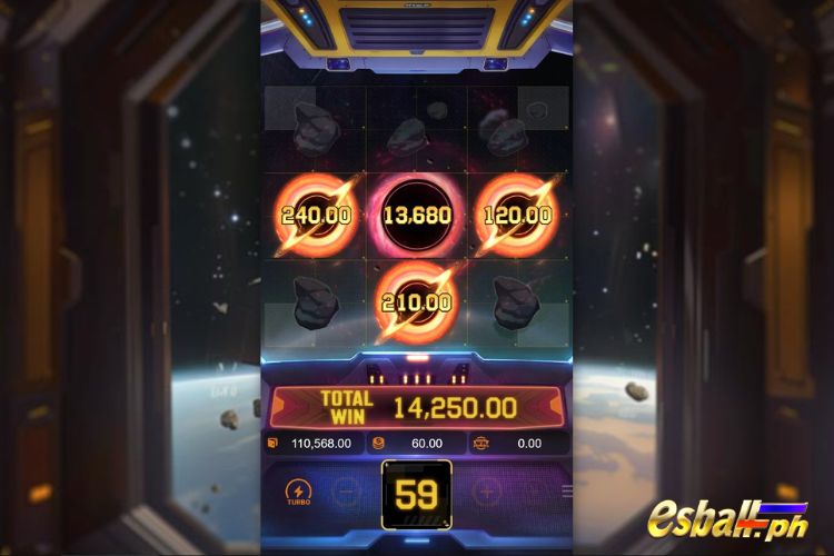 Get 14,250 Pesos in PG Galaxy Miner Hold and Win.