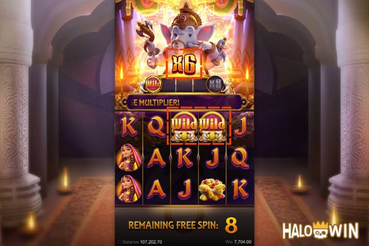 Ganesha Gold Free Spins: Multiplier