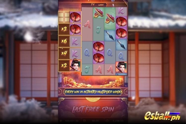 Geisha's Revenge Slot Free Spins Game