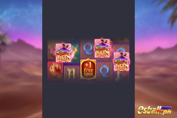 Genie's 3 Wishes Free Spins Game