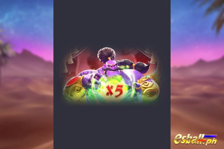Genie's 3 Wishes Free Spins Game