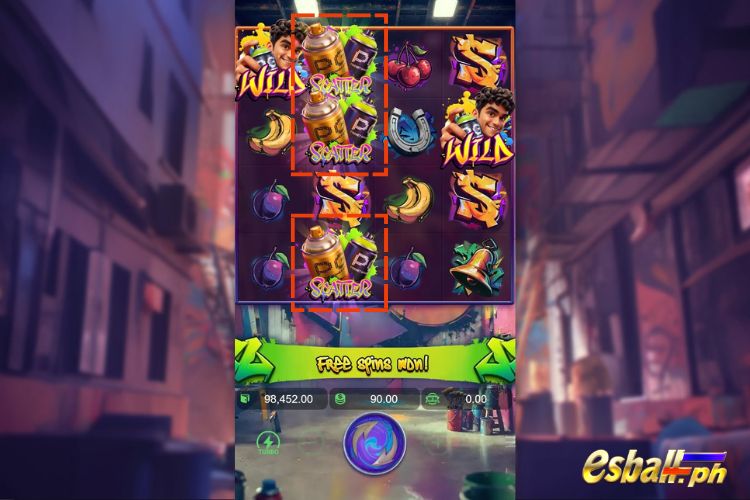 Graffiti Rush Free Spins Game