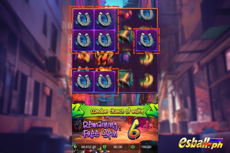 Graffiti Rush Free Spins Game