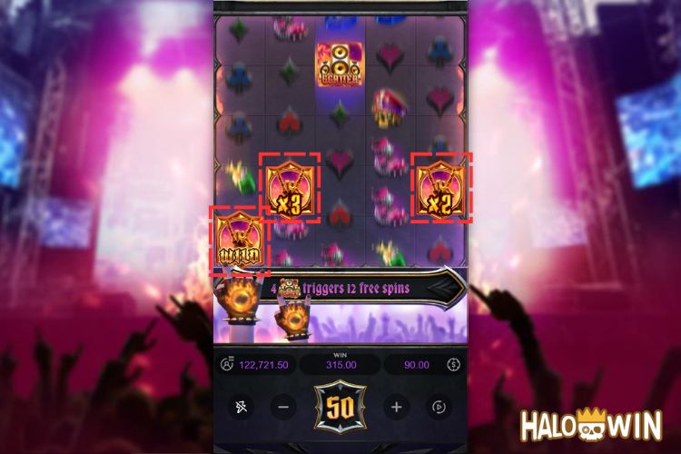 Inferno Mayhem Features: Sticky Symbol