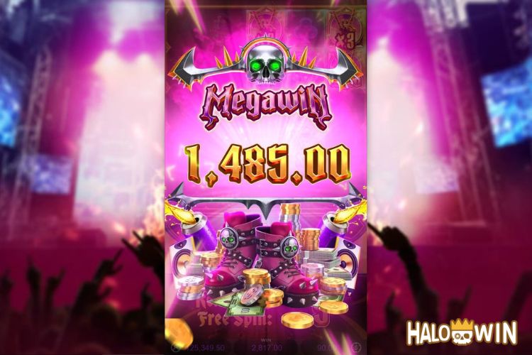 Bet 90 pesos and win 1,485 pesos on Inferno Mayhem Big Win.