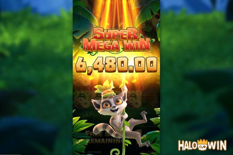 Bet 180 pesos and win 6,480 pesos on Jungle Delight Big Win.