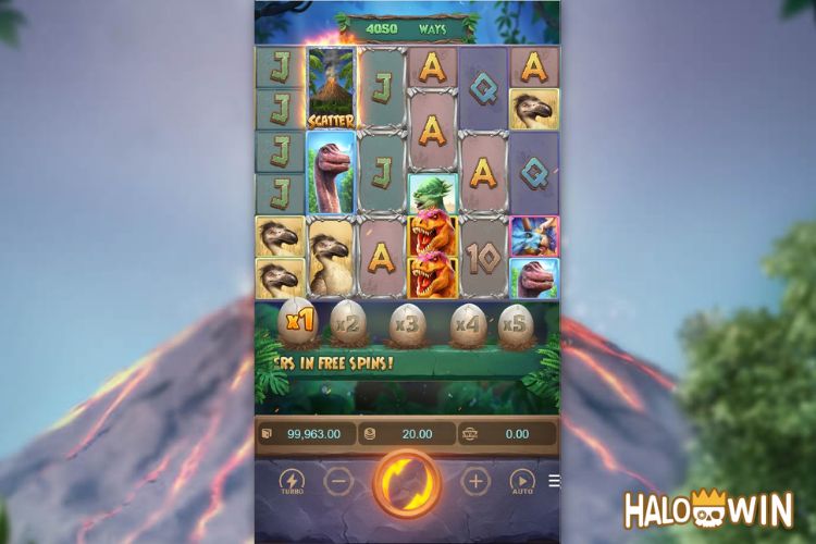 Jurassic Kingdom Features: Mega Symbol