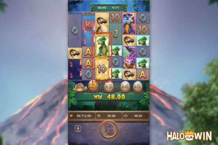 Jurassic Kingdom Features: Mystery Symbol