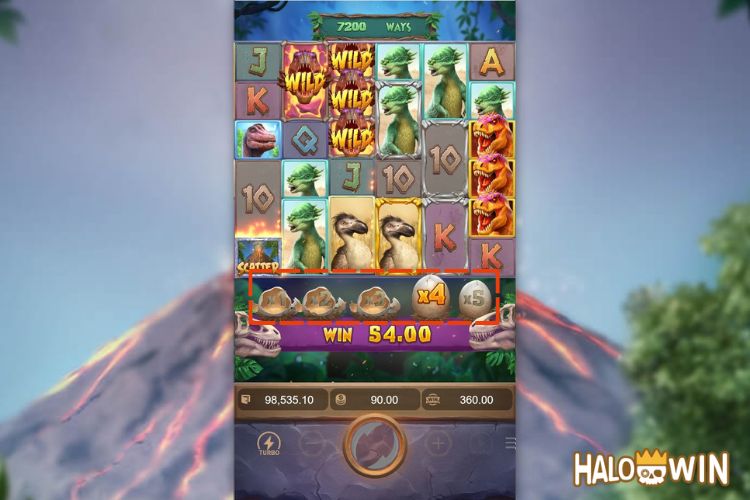 Jurassic Kingdom Features: Multiplier