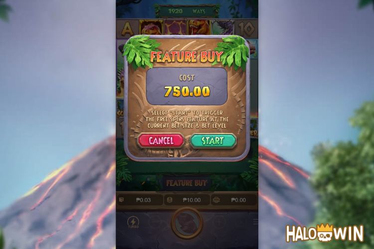 Jurassic Kingdom Features: Bonus Buy