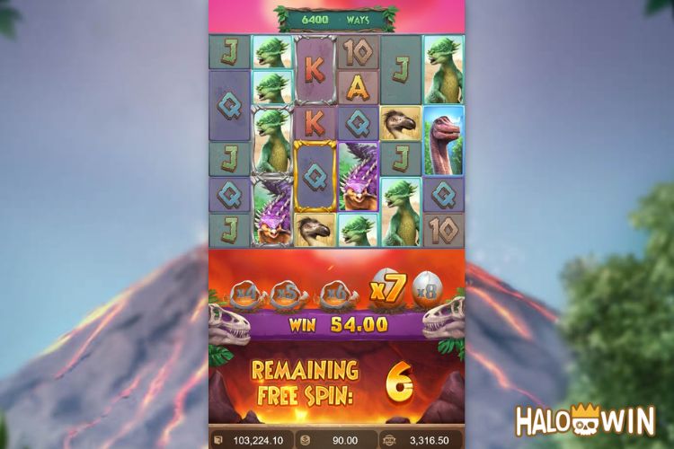 Jurassic Kingdom Free Spins