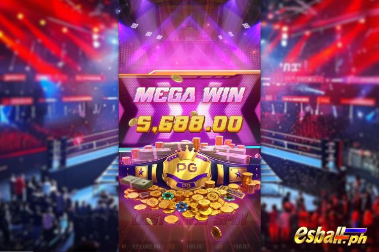 Bet 180 pesos and win 5,688 pesos on Knockout Riches Big Win.