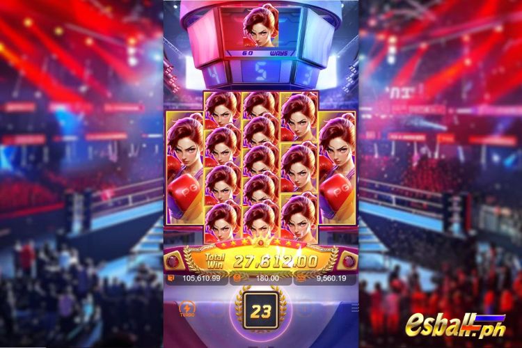 PG Knockout Riches Stacking Symbol Feature